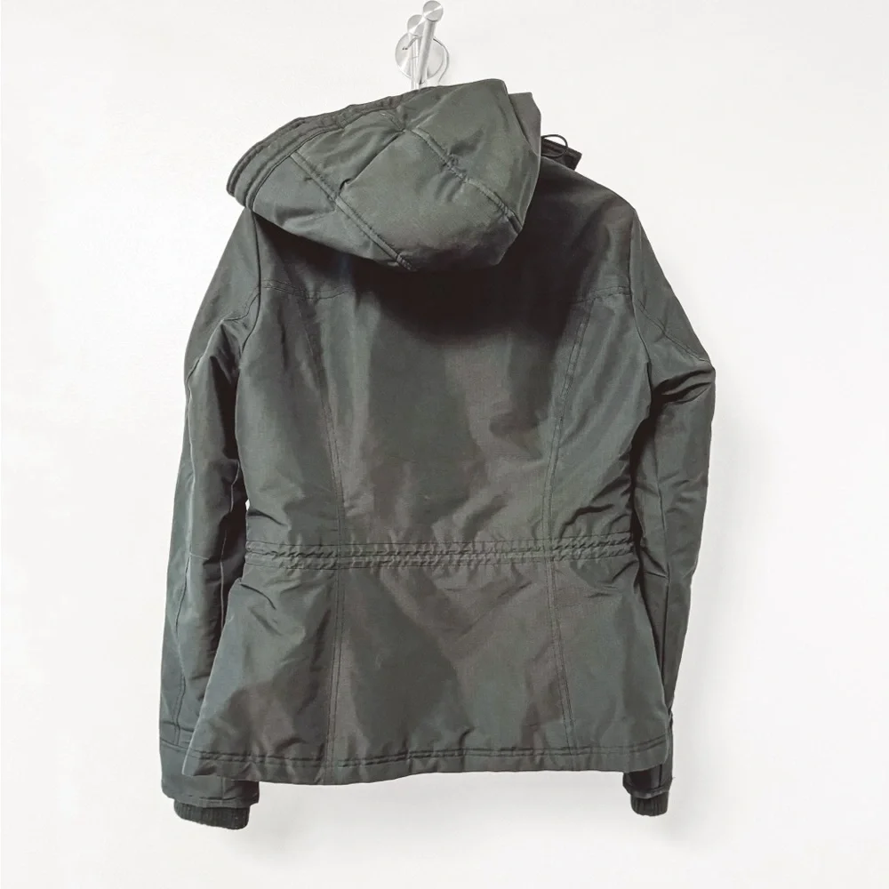 Abercrombie + Fitch All Season‎ Weather Fall Warrior Hooded Jacket Black Large